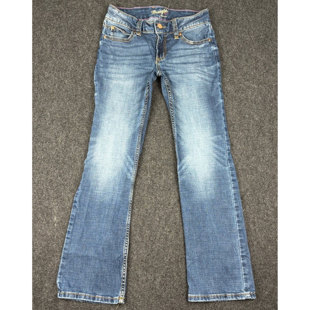 Wrangler Bootcut Jeans Womens 3x30 Medium Wash Denim Stretch 1009MWZMS